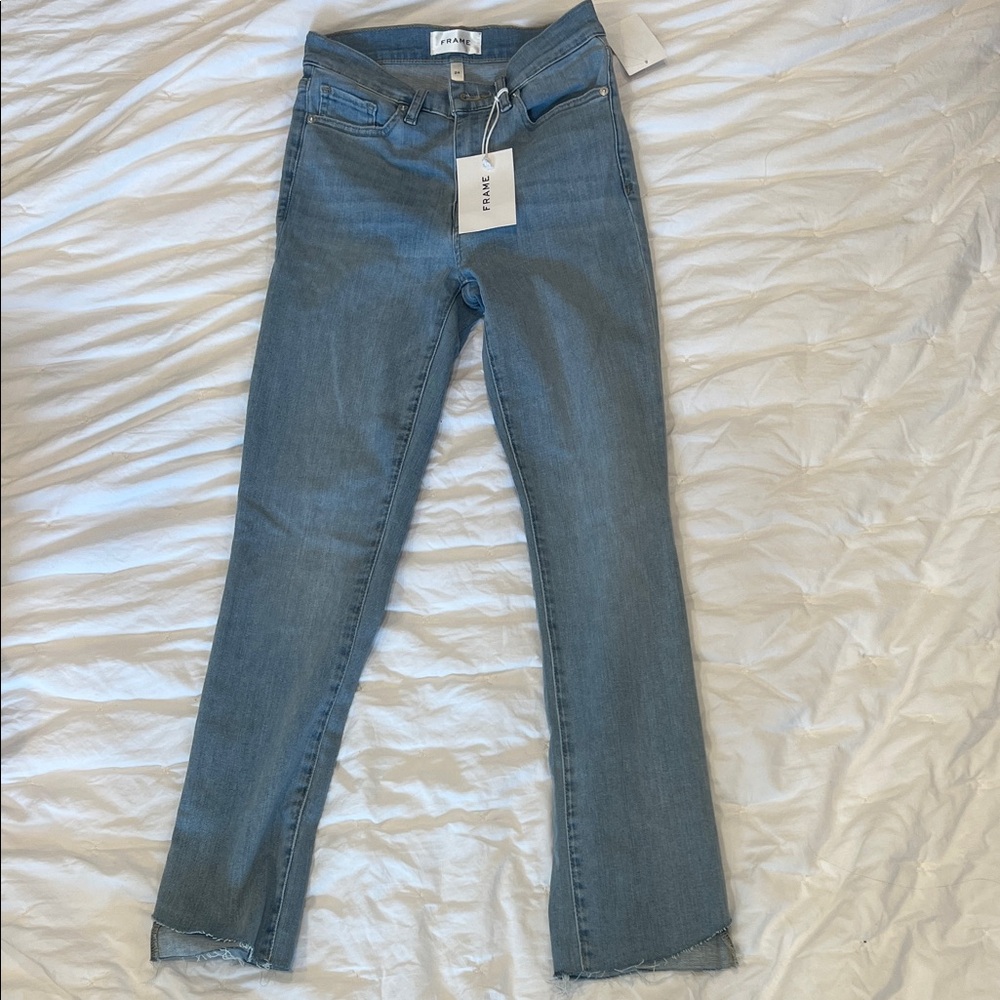 Frame Denim Light Wash Women's Jeans - Straight Leg
